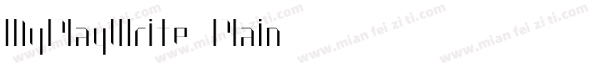MgPlayWrite Plain字体转换